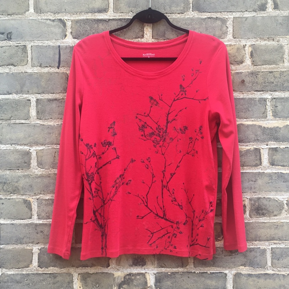 Northern Reflections, Printed Long Sleeve, Cotton